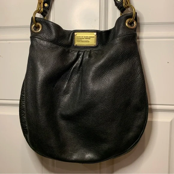 Marc by Marc Jacobs Pebbled Leather Top Handle Bag Classic Q Hillier Hobo $390.0 - Picture 4 of 12